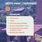 Dpto para 2 personas con cochera, EXCELENTE UBICACIÓN!