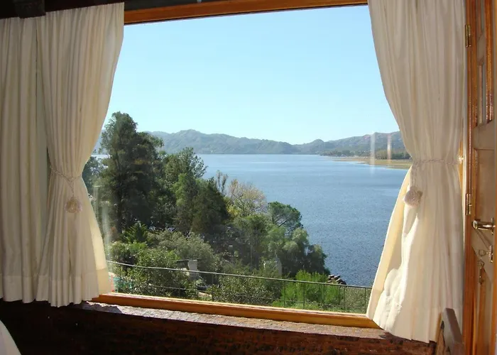 casa con vista al lago