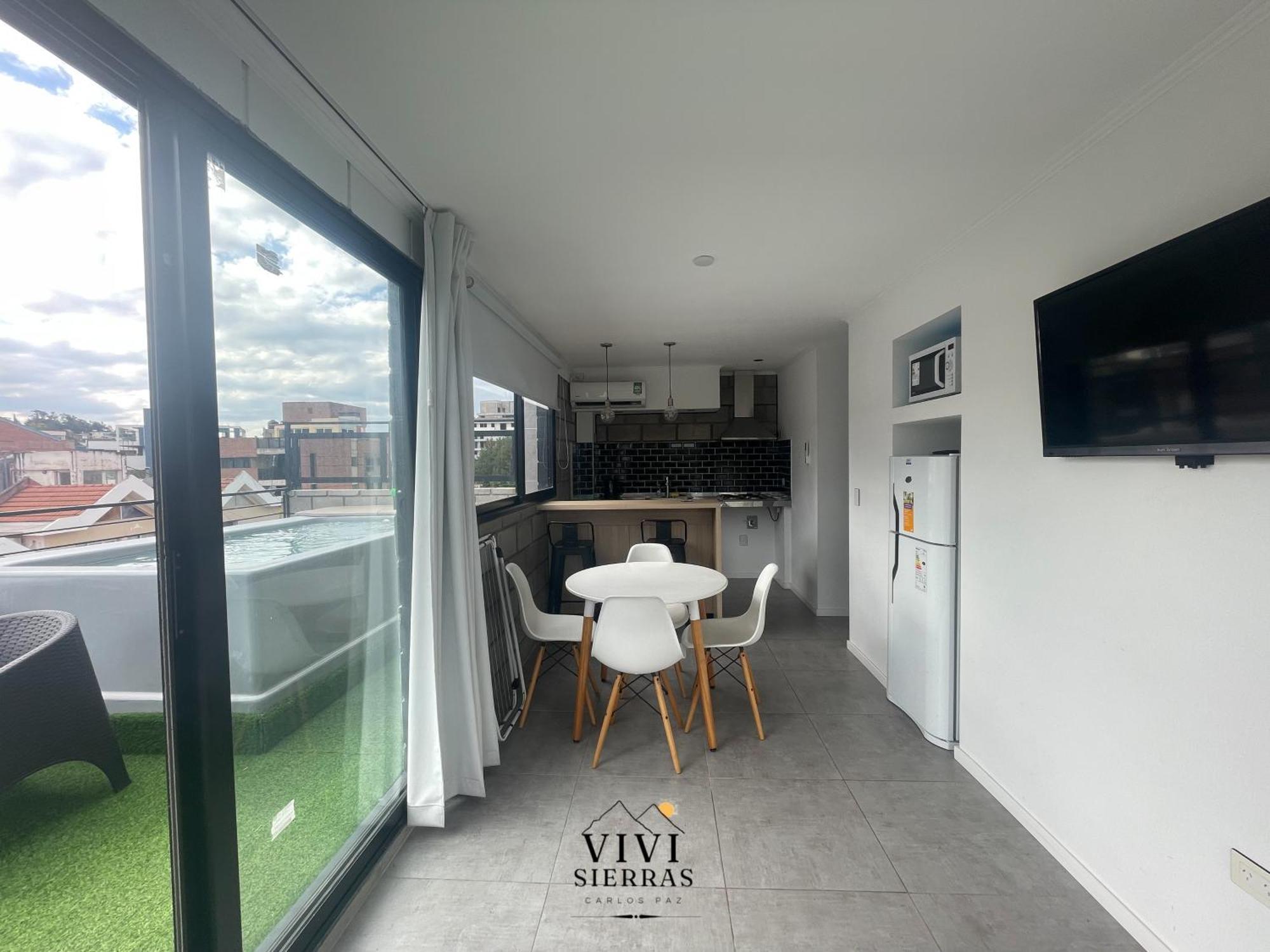 Vivisierras, Piso 4 Frente Al Centro Carlos Paz, Pileta Privada, Vista Panoramica