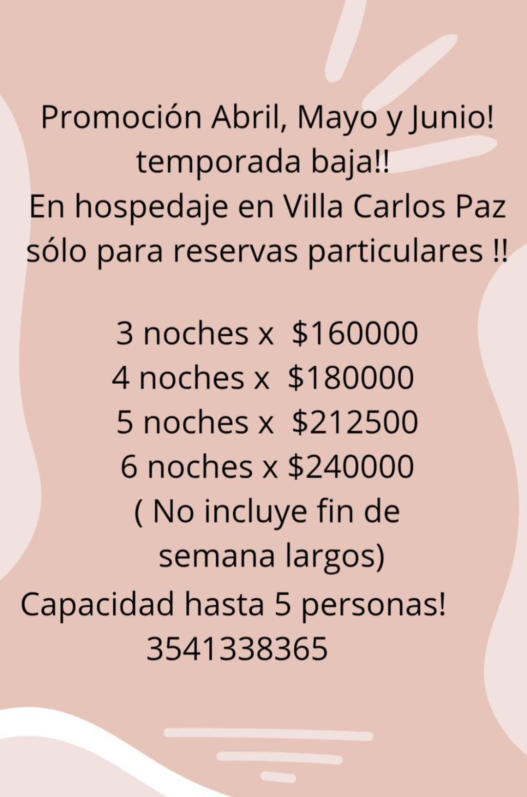 Buenas Vibras Сasa de vacaciones Villa Carlos Paz